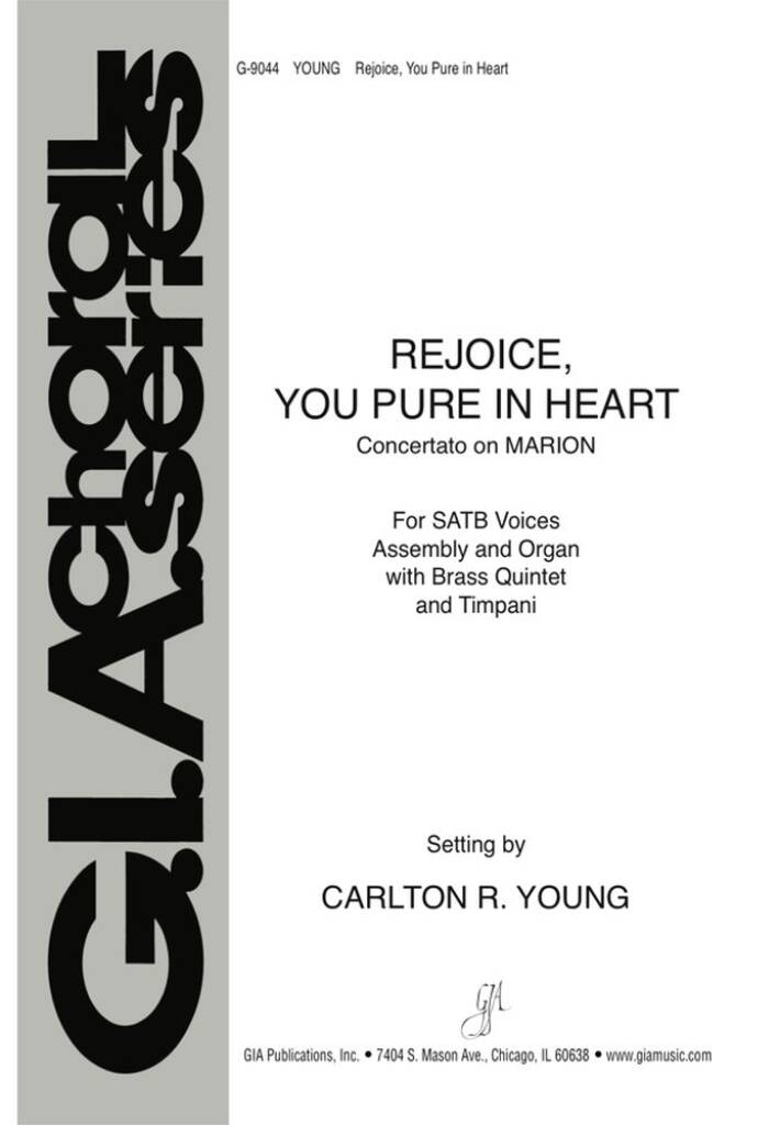 Concertato on Rejoice, You Pure in Heart